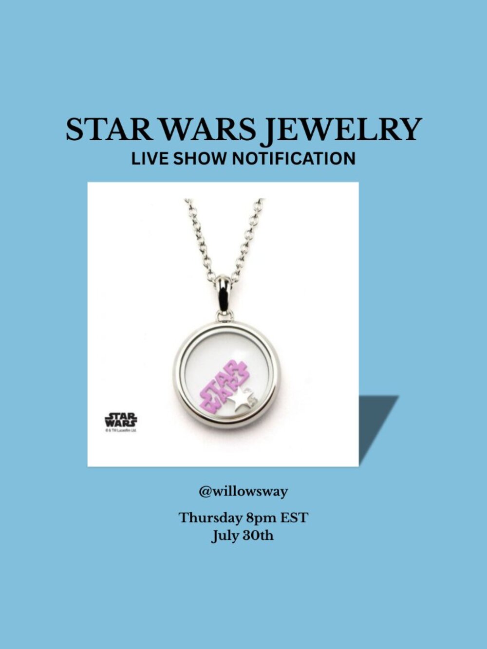 Star Wars Licensed Jewelry Live Show